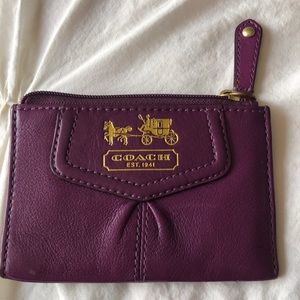 Coach Purple Coin Purse
